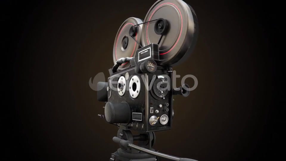 Vintage Movie Camera With Widening Shutter Videohive 21729921 Motion Graphics Image 7