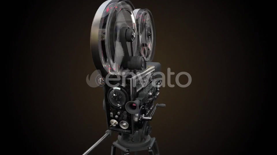Vintage Movie Camera With Widening Shutter Videohive 21729921 Motion Graphics Image 8
