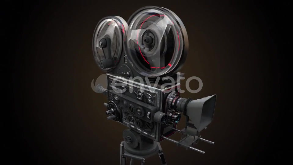 Vintage Movie Camera With Widening Shutter Videohive 21729921 Motion Graphics Image 9