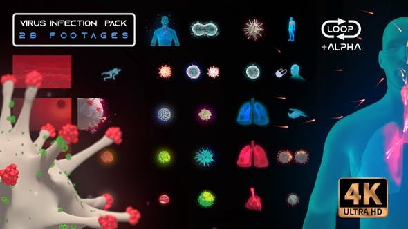 Virus Infection Medical HUD Body Pack - Videohive 25946269 Download