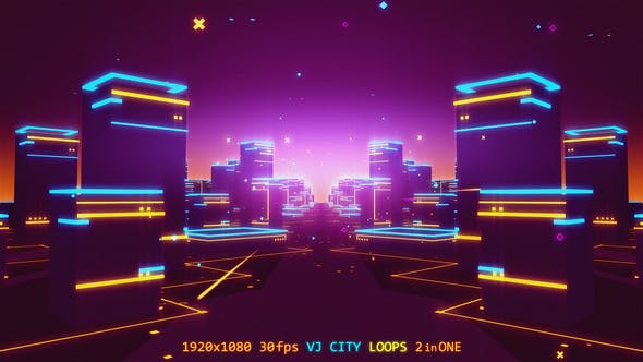 VJ City Loops - 22177442 Videohive Download