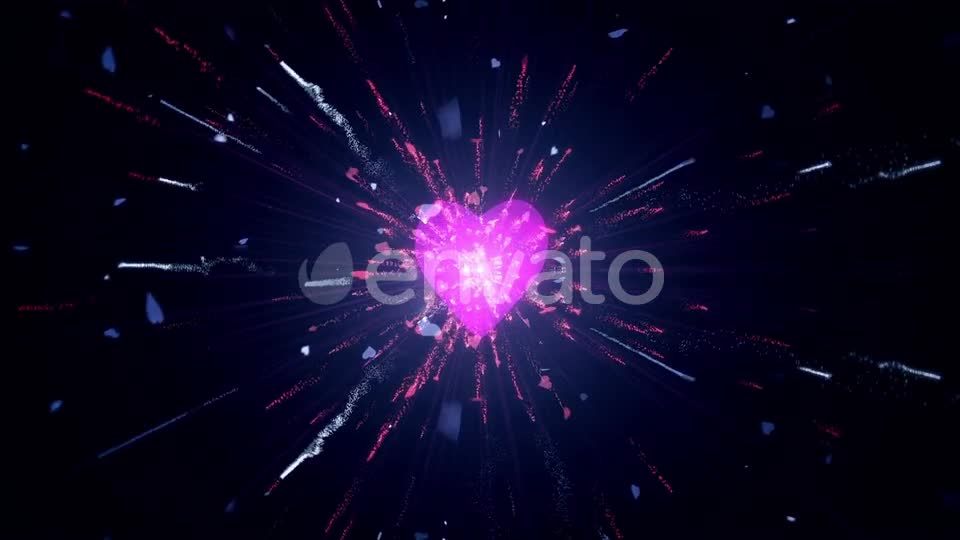 Vj Cold Hearts Loop Videohive 23330187 Motion Graphics Image 1