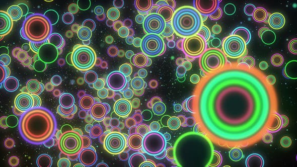 VJ Colorful Circle Background - Download Videohive 8593486