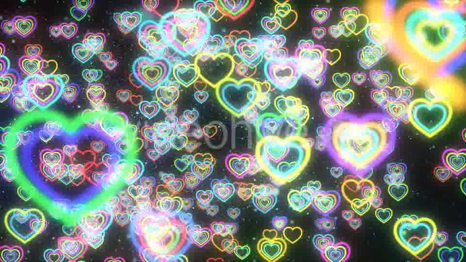 VJ Colorful Heart Background Videohive 14712808 Motion Graphics Image 14