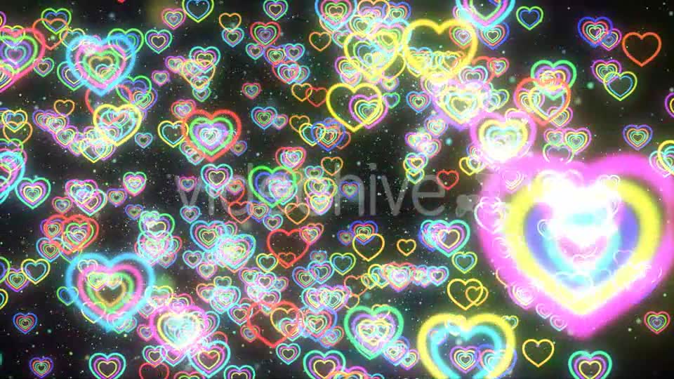 VJ Colorful Heart Background Videohive 14712808 Motion Graphics Image 2