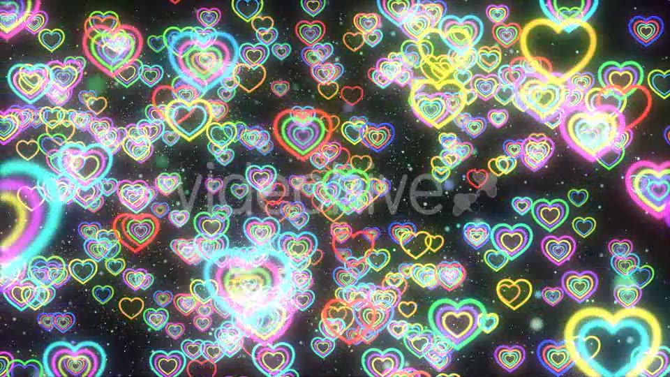 VJ Colorful Heart Background Videohive 14712808 Motion Graphics Image 3