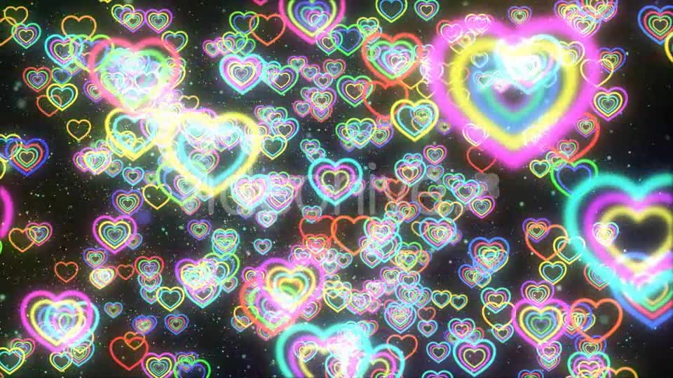VJ Colorful Heart Background Videohive 14712808 Motion Graphics Image 6