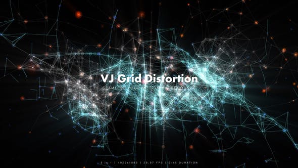 VJ Grid Distortion - Videohive Download 9983845