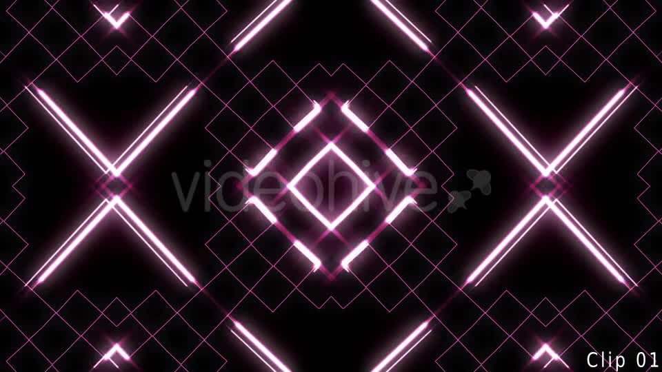 VJ Hypnotic Neon Light Backgrounds (10 Pack) Videohive 11322485 Motion Graphics Image 1