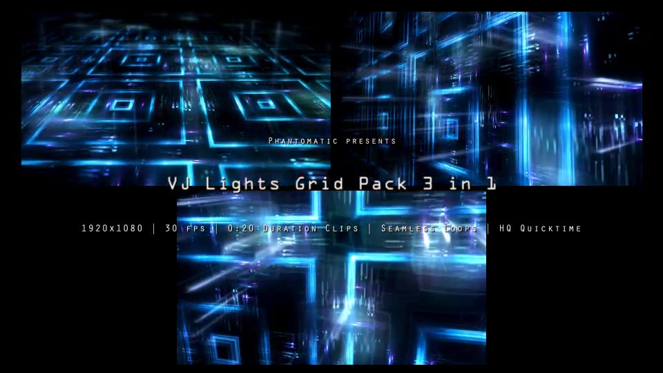 VJ Lights Grid Pack 2 Videohive 16424429 Motion Graphics Image 2