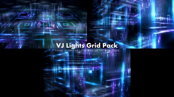 VJ Lights Grid Pack 2 - Videohive Download 16424429
