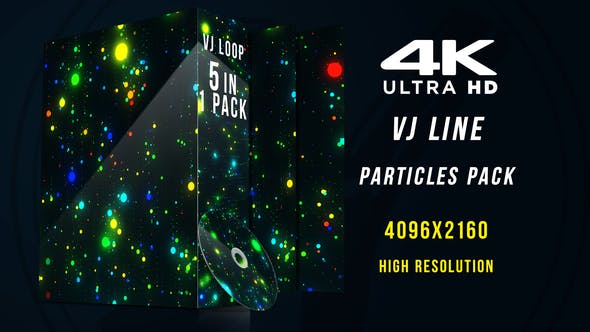 Vj Line Particles 5 Pack - Videohive Download 24006632