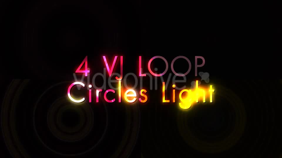VJ Loop Circles Light Videohive 21084217 Motion Graphics Image 1