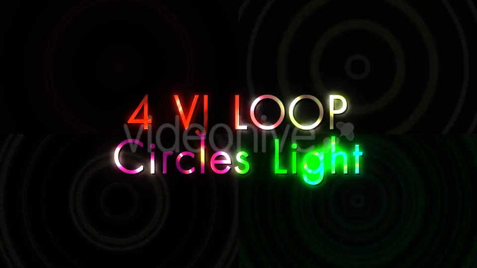 VJ Loop Circles Light Videohive 21084217 Motion Graphics Image 2