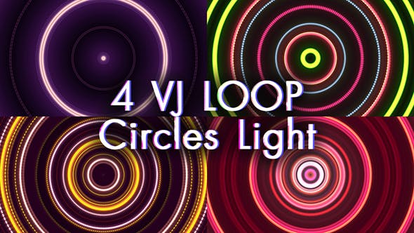 VJ Loop Circles Light - 21084217 Download Videohive