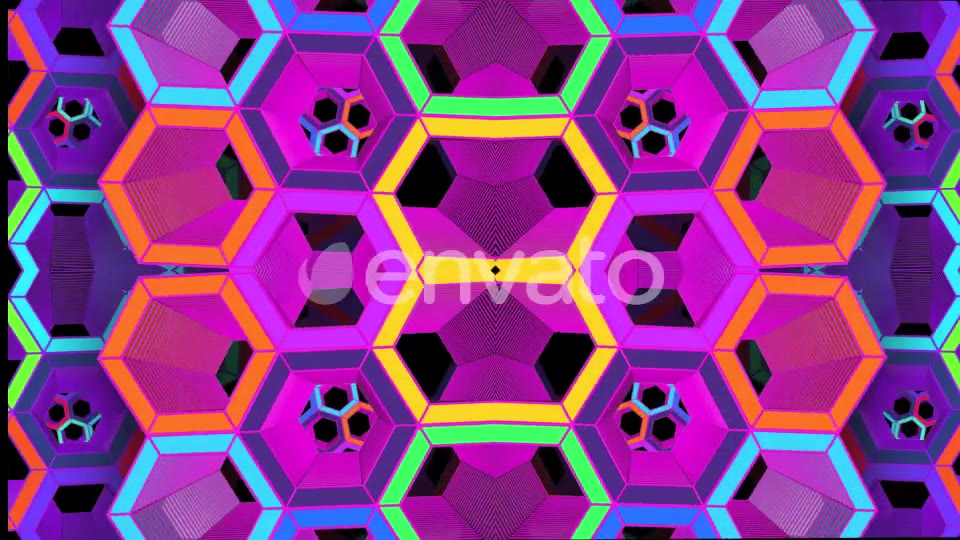 VJ Loop Hexagon Tunnel Videohive 22075653 Motion Graphics Image 3