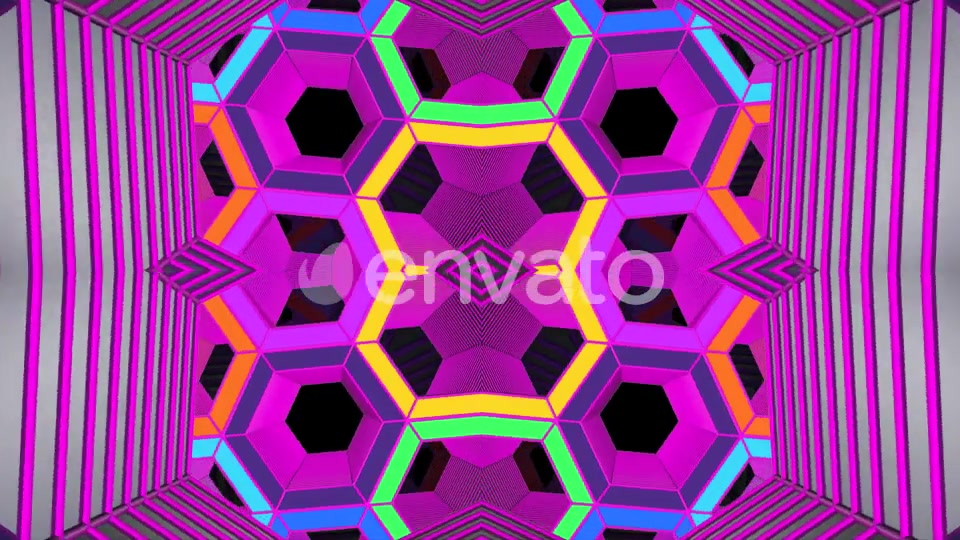 VJ Loop Hexagon Tunnel Videohive 22075653 Motion Graphics Image 4