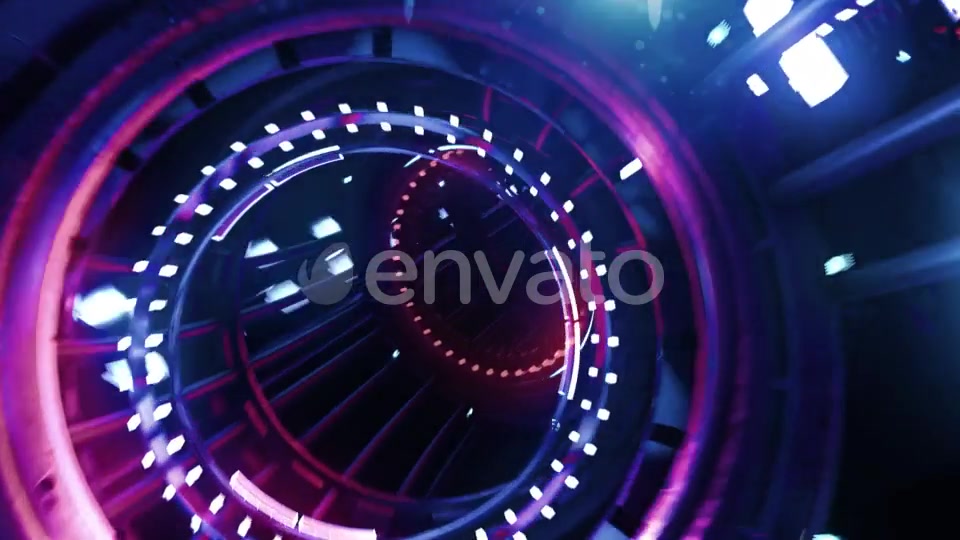 VJ Loop Neon Digital Tunnel Videohive 21748848 Motion Graphics Image 8