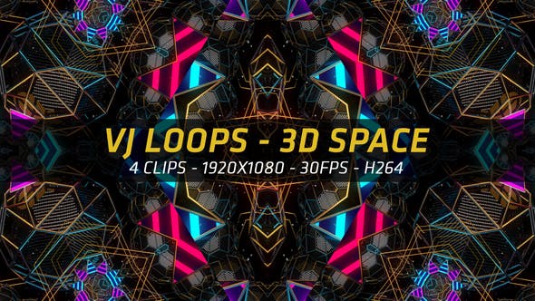 VJ Loops 3D Space - Download 21796000 Videohive