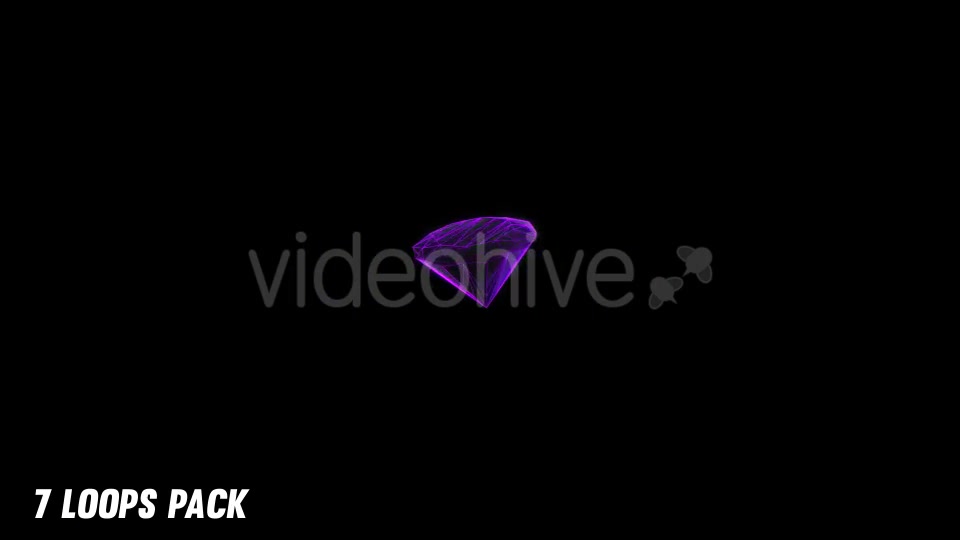 Vj Loops Crystals Diamonds (7 Pack) Videohive 15427654 Motion Graphics Image 10