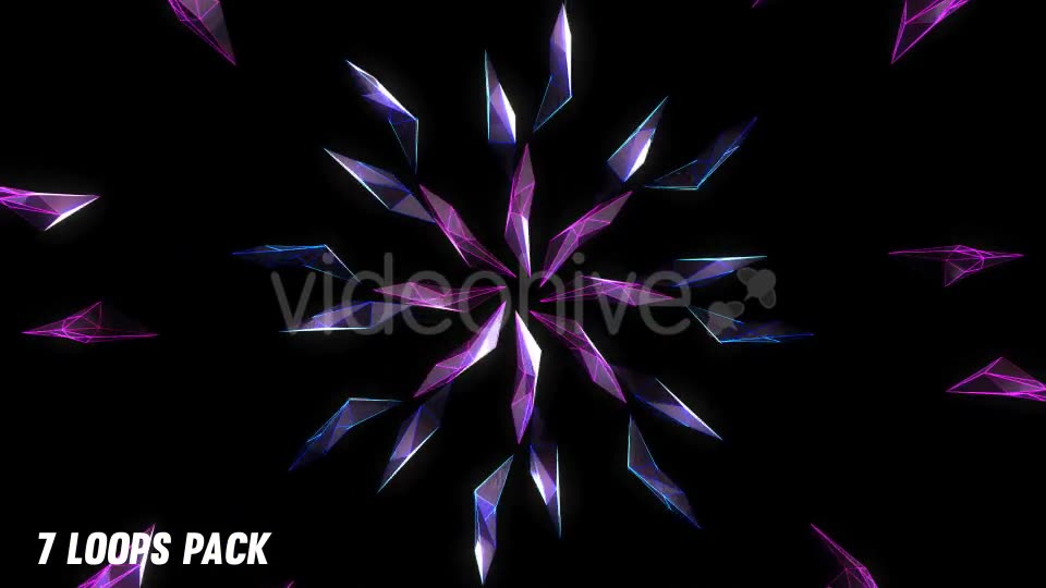 Vj Loops Crystals Diamonds (7 Pack) Videohive 15427654 Motion Graphics Image 2