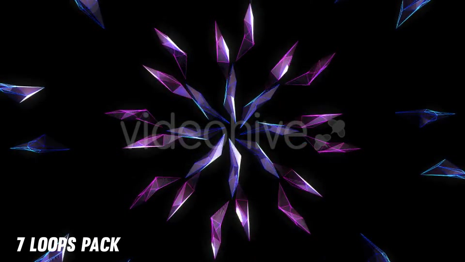 Vj Loops Crystals Diamonds (7 Pack) Videohive 15427654 Motion Graphics Image 3