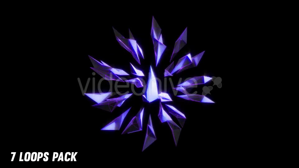 Vj Loops Crystals Diamonds (7 Pack) Videohive 15427654 Motion Graphics Image 8