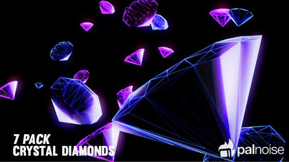 Vj Loops Crystals Diamonds (7 Pack) - Videohive Download 15427654
