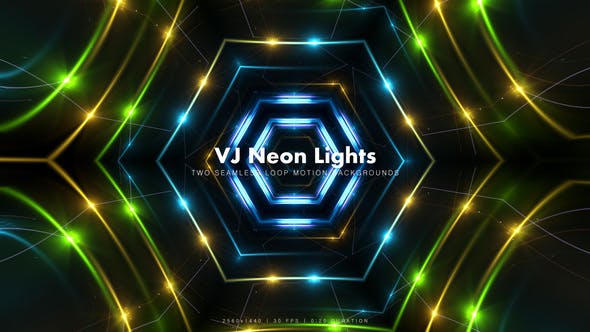 VJ Neon Lights 10 - 15817837 Download Videohive