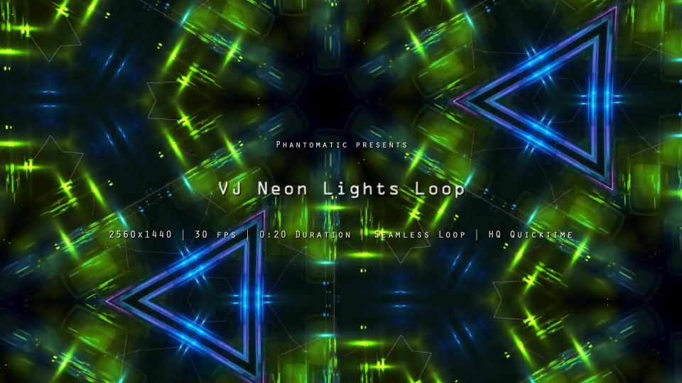 VJ Neon Lights 14 Videohive 16229180 Motion Graphics Image 5