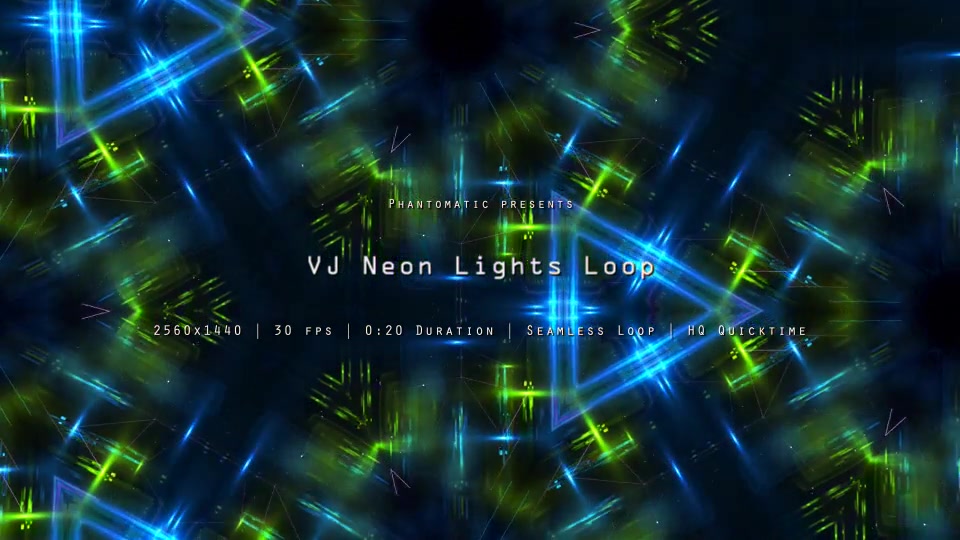 VJ Neon Lights 14 Videohive 16229180 Motion Graphics Image 6