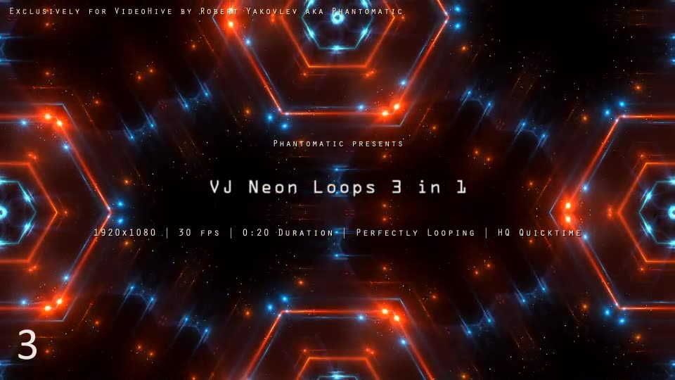 VJ Neon Lights Pack 2 Videohive 15139031 Motion Graphics Image 2