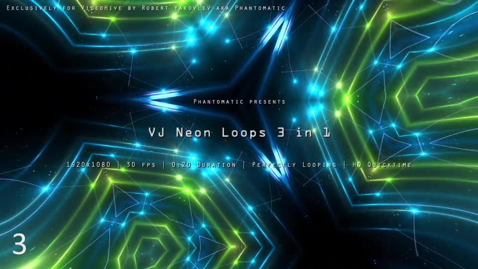 VJ Neon Lights Pack Videohive 15016878 Motion Graphics Image 2