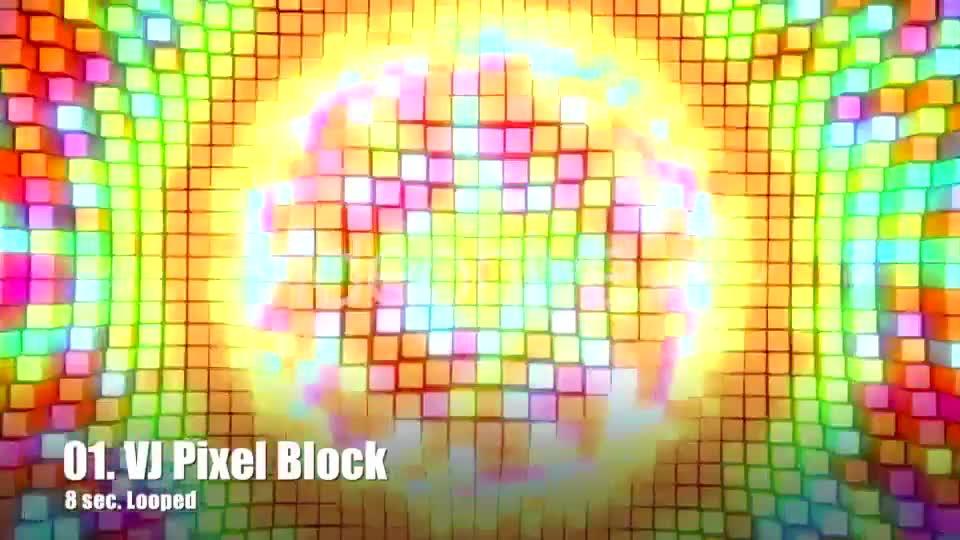 VJ Pixel Block Videohive 21105942 Motion Graphics Image 1
