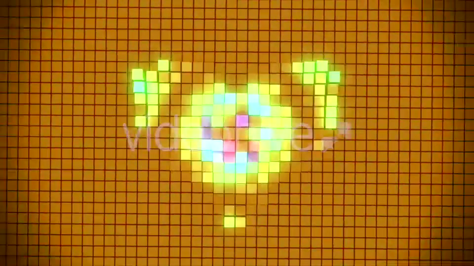 VJ Pixel Heart Videohive 20023087 Motion Graphics Image 4