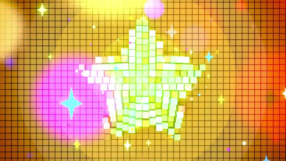 Vj Pixel Star Videohive 23508877 Motion Graphics Image 1