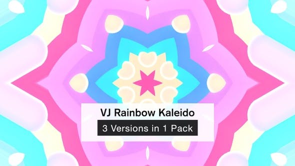 VJ Rainbow Kaleido Pack - Download 23378068 Videohive