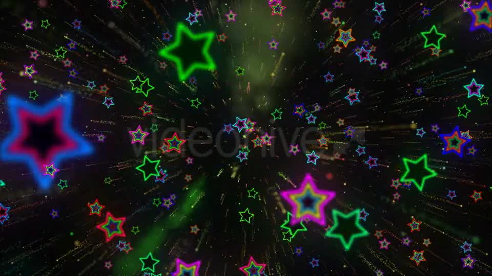 VJ Shooting Star Colorful Background Videohive 9241693 Motion Graphics Image 1