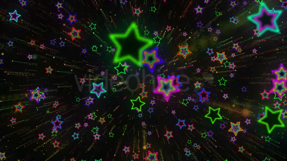 VJ Shooting Star Colorful Background Videohive 9241693 Motion Graphics Image 4