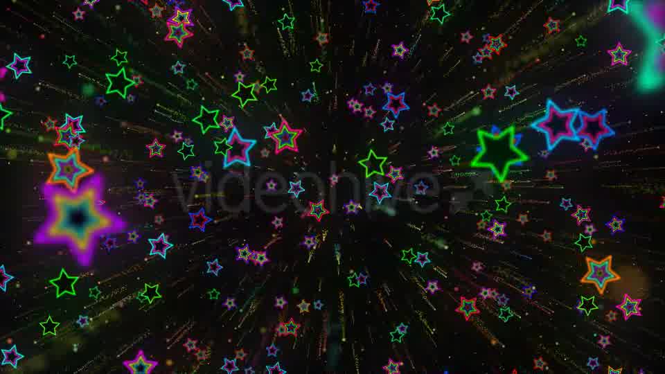 VJ Shooting Star Colorful Background Videohive 9241693 Motion Graphics Image 9