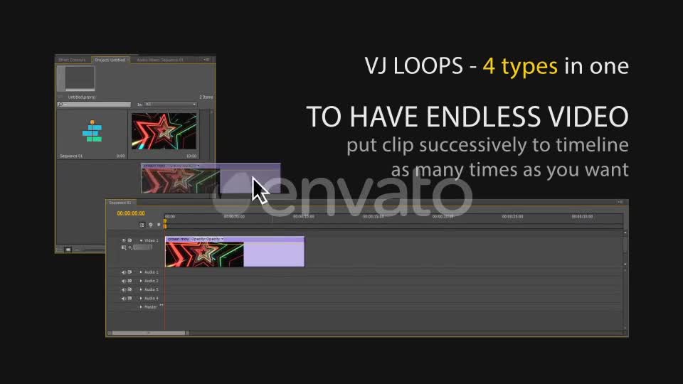 Vj Star Loops Videohive 23434015 Motion Graphics Image 1