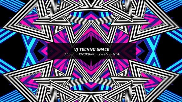 Vj Techno Space - 24013454 Videohive Download