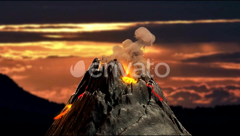 Volcano Eruption Videohive 22260716 Motion Graphics Image 8