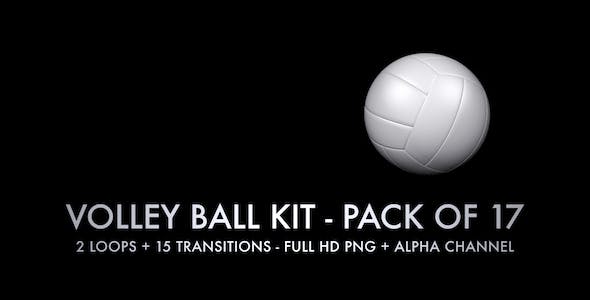Volley Ball Kit 2 Loops + 15 Transitions - 5589737 Download Videohive