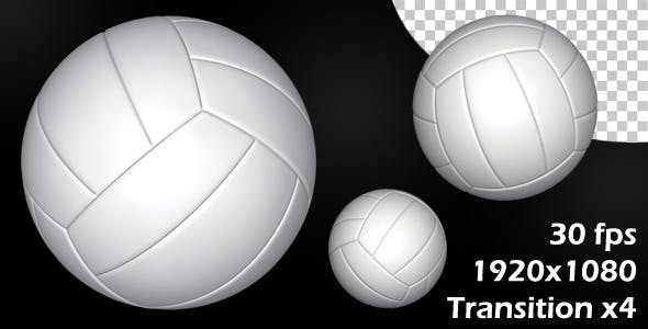 Volleyball White Transition Hits - Videohive Download 3690775