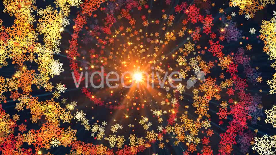 Vortex Snowflakes Videohive 20882361 Motion Graphics Image 1