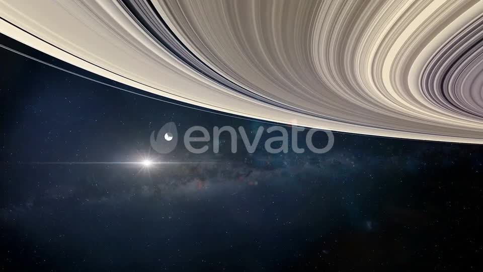 Voyager Probe at Saturns Rings 1 Videohive 22698575 Motion Graphics Image 1