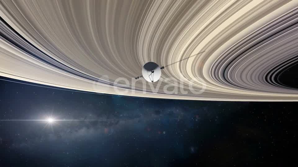 Voyager Probe at Saturns Rings 1 Videohive 22698575 Motion Graphics Image 8