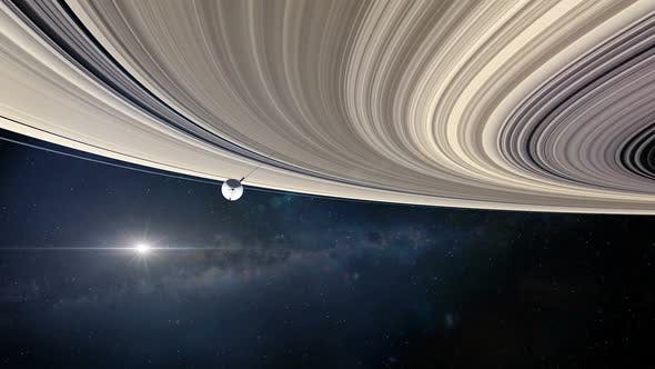 Voyager Probe at Saturns Rings 1 - Download 22698575 Videohive
