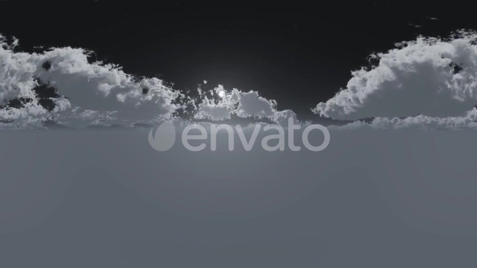 VR 360 Degree Panorama of Sky And Clouds at Night Videohive 22173928 Motion Graphics Image 11